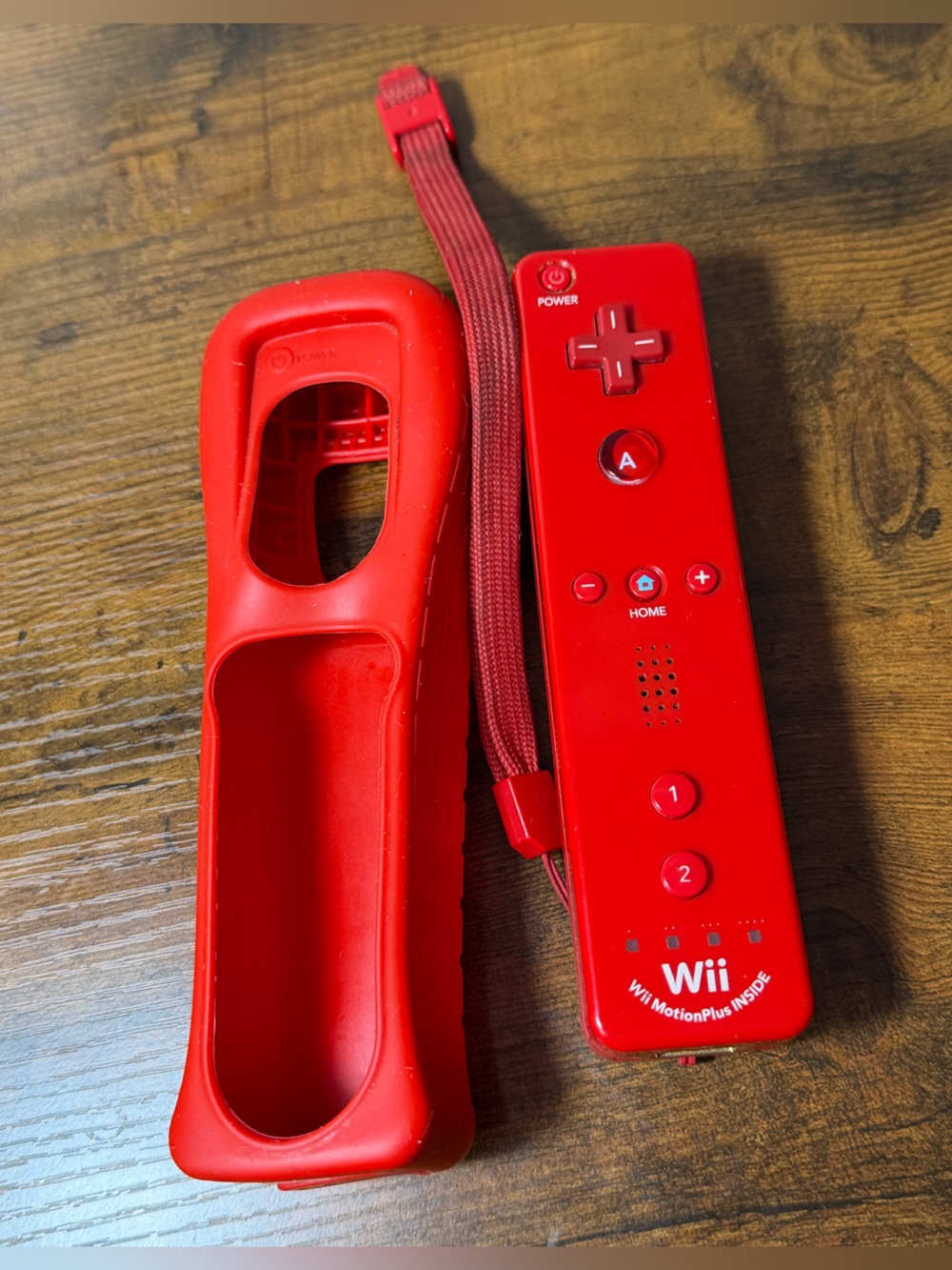 Nintendo Wii Remote Plus Red Edition (Model RVL-036) - Picture 6 of 8